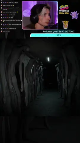 Not Nana chasing me through the retirement home 😭👵💀 #horror #chase #livestream #gaming #halloween 