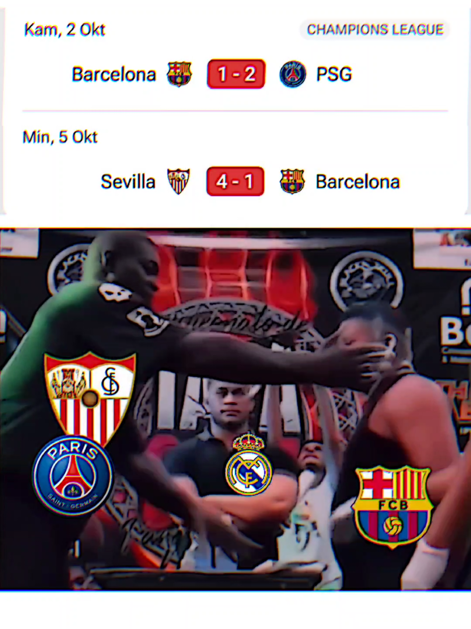 Barca Kehabisan bensin wak🤣 . #barcelona #sevilla #psg #realmadrid #lamineyamal 