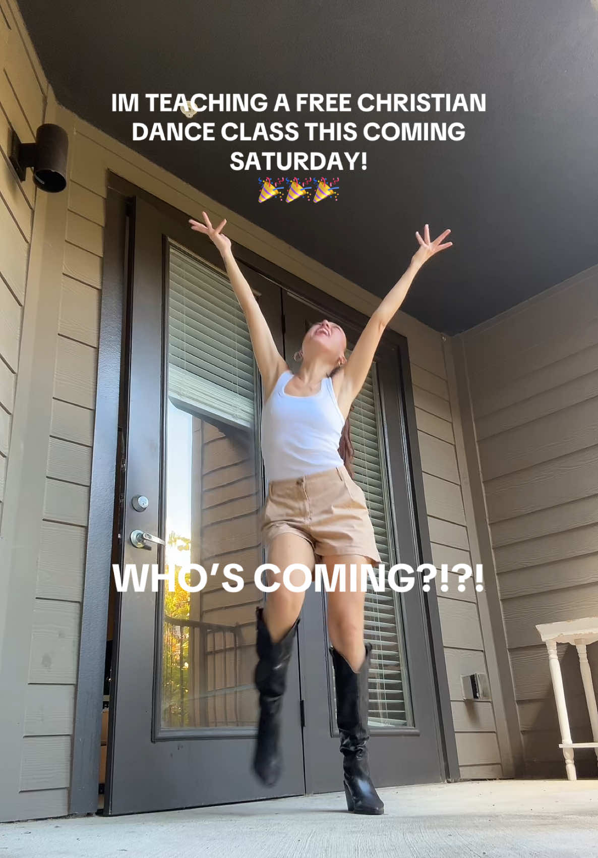 Dallas Texas!!!! I CANT WAIT TO DANCE WITH YOU! Let’s praise Jesus with DANCE!!! Sign up in bio! #faithoverfear #worshipwerk #godsplan #christian #christiandance #dance 