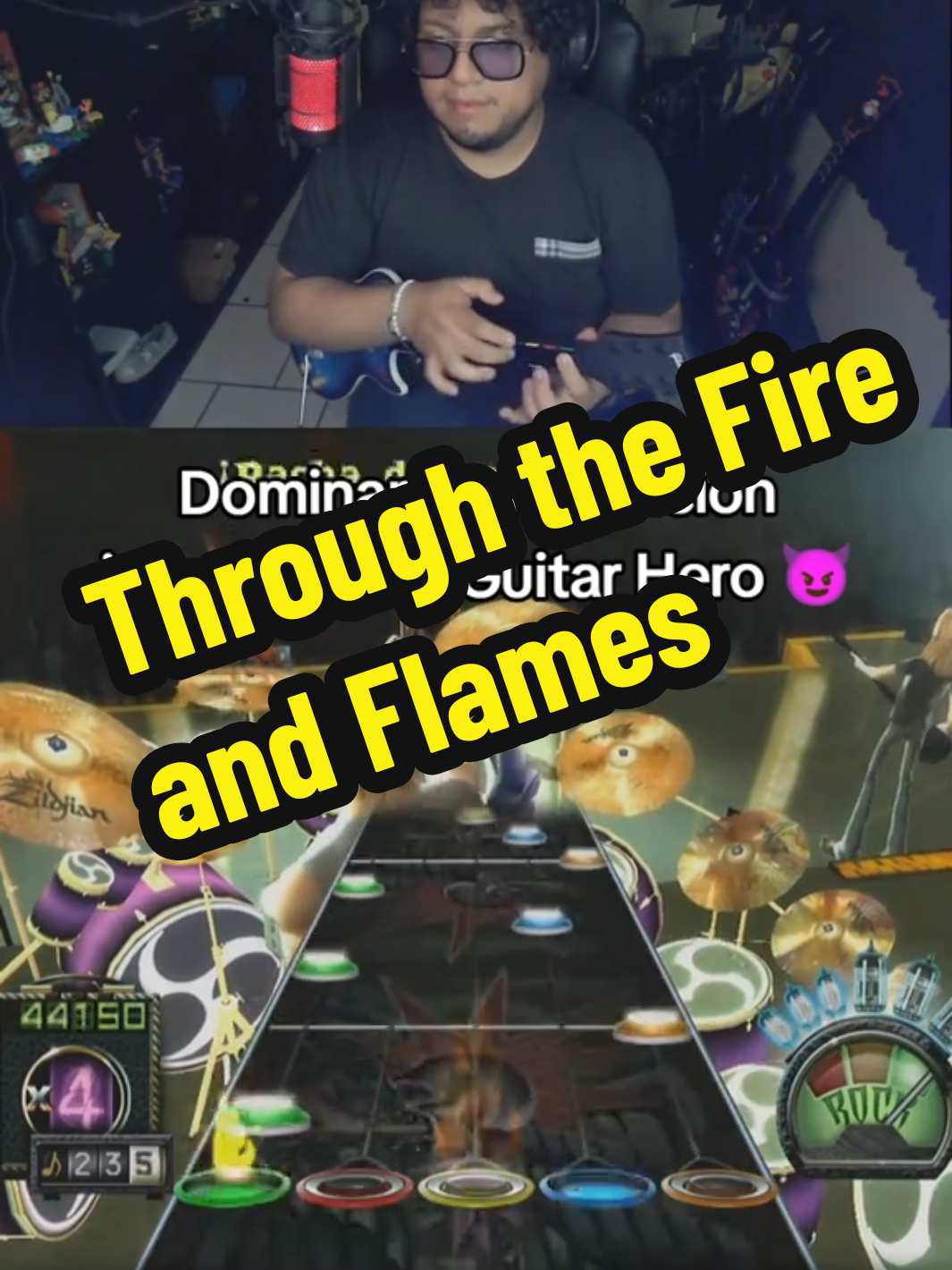 La canción imposible 🤯 #tiktoklive #livehighlights #guitarhero #guitarhero3 #dragonforce 