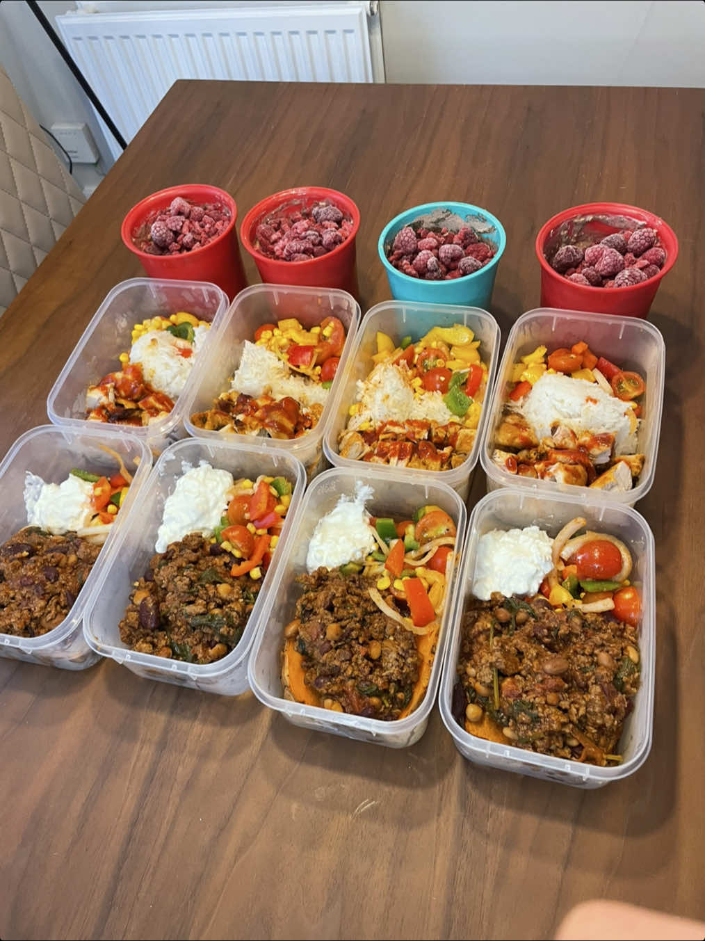 Sunday Meal Prep Focusing on high protein meals #weeklymealprep #highprotein #protein #mealprep #healthyfood 