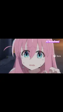 Oops… Bocchi’s gone 💀✨ #bocchitherock #fyp #viral #anime #sora2 