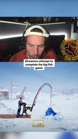 Streamers attempt to complete the big fish game #kickstreaming 