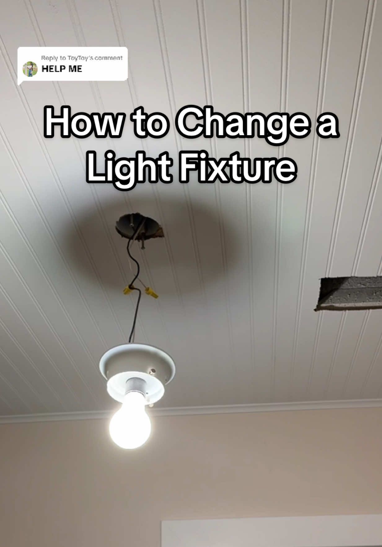 Replying to @ToyToy here’s how you can save hundreds of dollars by upgrading the light fixtures in your home! #diyhomeprojects #homeimprovement #howtochangealightfixture #lightfixture 