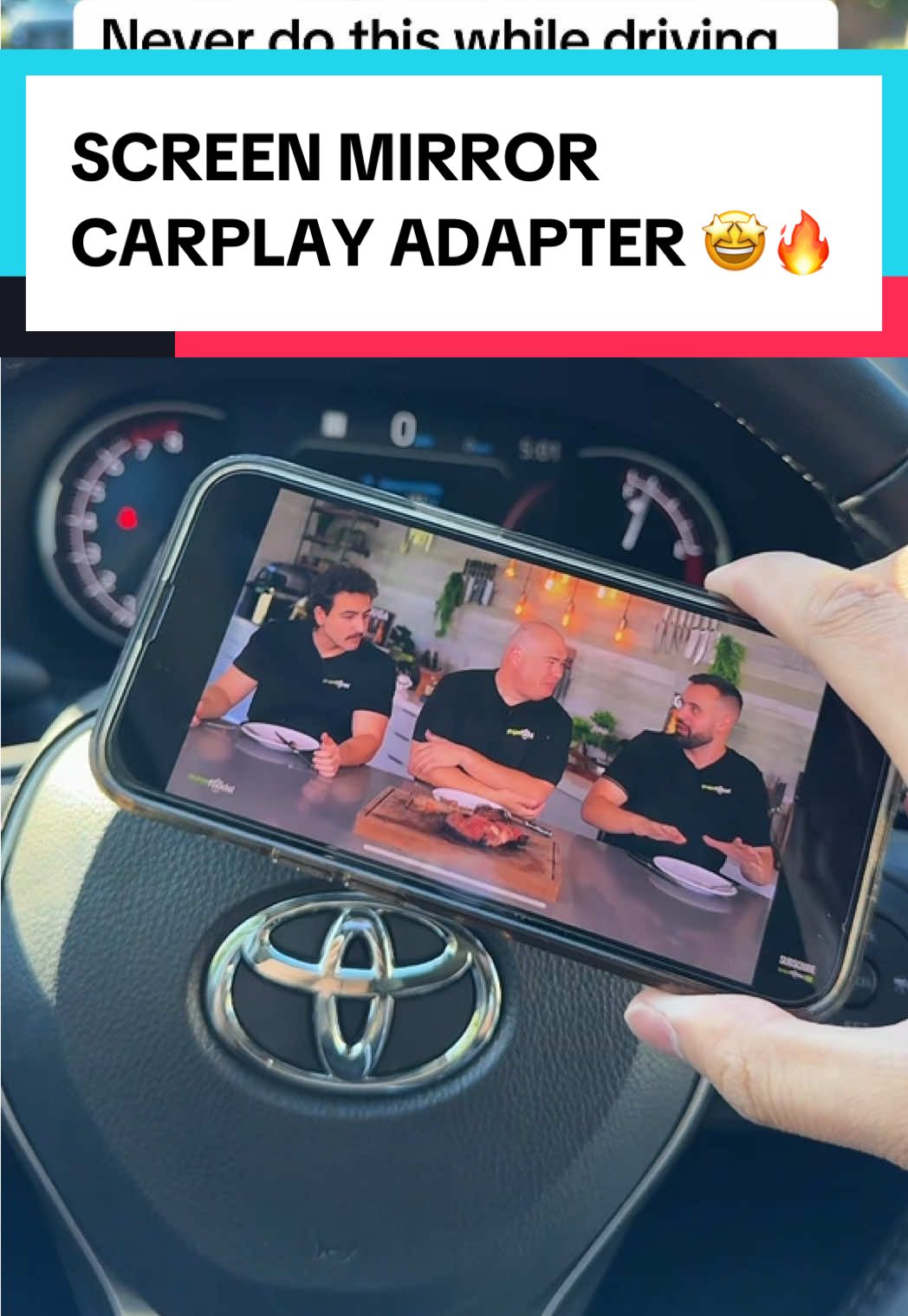 You can watch shows and movies right inside your car! #carplay #wirelesscarplay #netflix #carplay #tiktokshopfalldealsforyou 