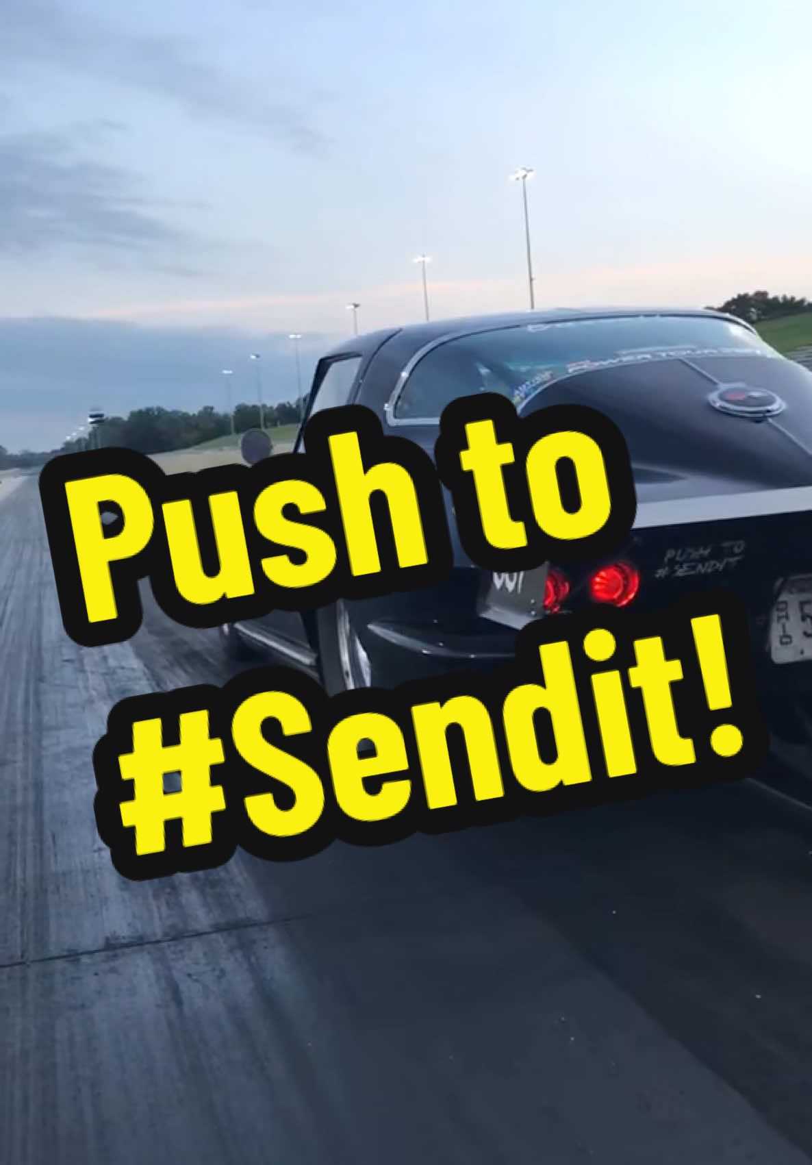 Boxvette Fashback: The Boxvette making a hit. #boxvette #prostreet #BlowerSurge #cartok #sendit  