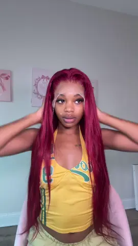 my FAVV colored hair brand❤️‍🔥hair from @Hot Star Hair pt 1/2 99j 13x6 straight wig 10/10 quality😍 #wiginstall #affordablewigs #hotstarhair 