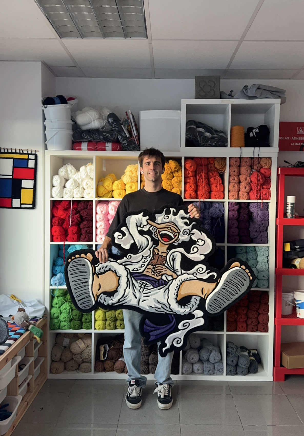 Respuesta a @OP Sekai No Mi no os voy a mentir, perfilar esta alfombra casi me deja tieso😂 pero el resultado final ha hecho que el esfuerzo valiera la pena🥰 