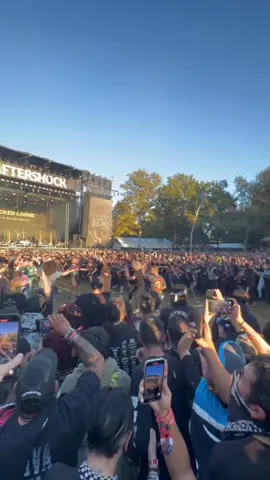Knocked Loose wall of death at Aftershock 2025 #fyp #foryou #knockedloose #aftershock 