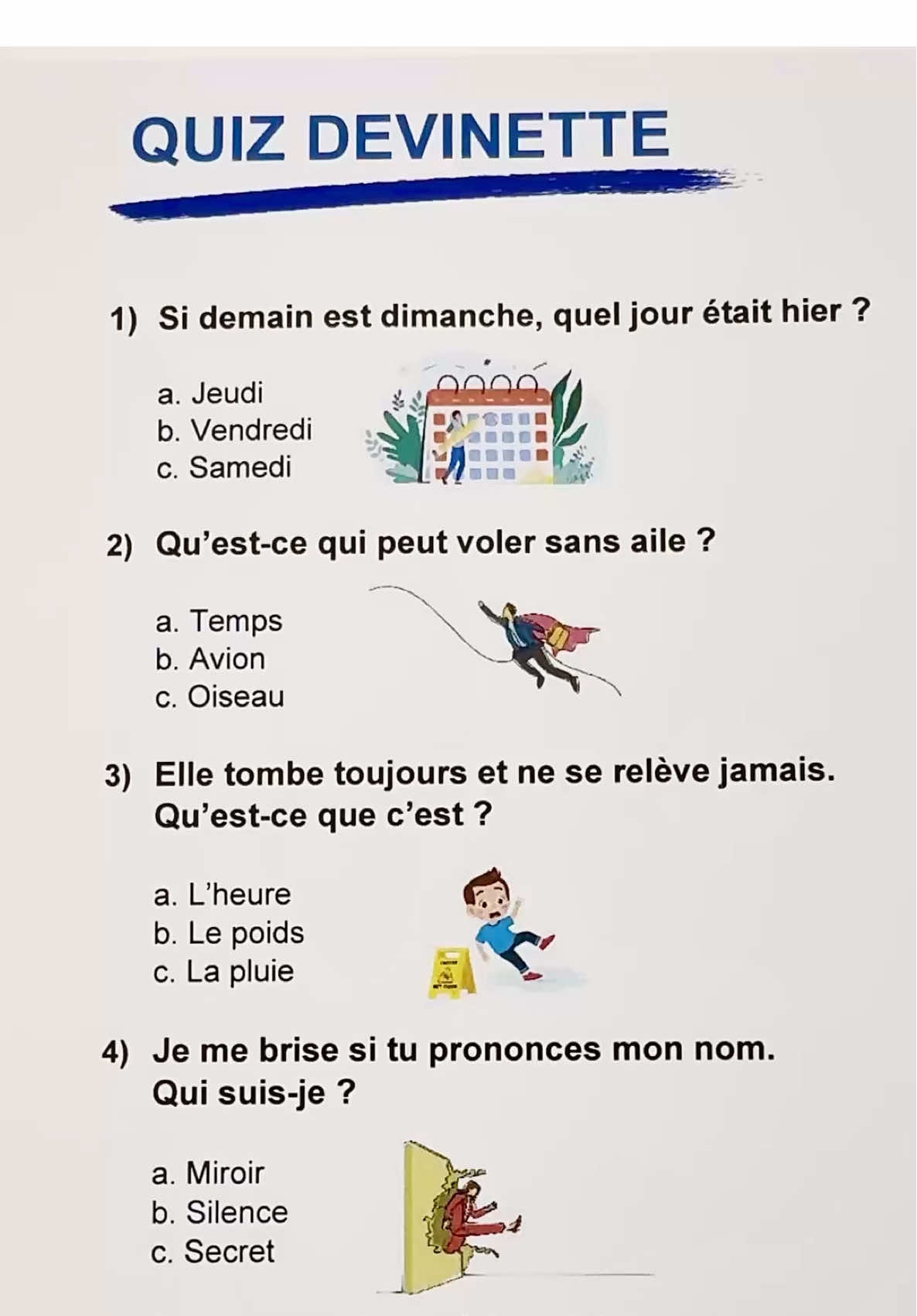 Quiz devinette !#quiz #questions #devinette #iq #france