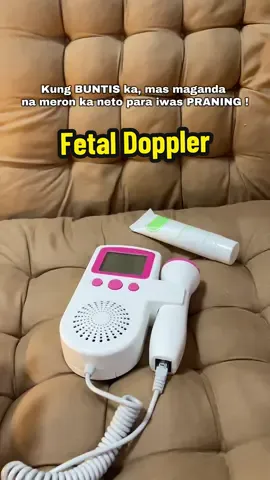 Mas panatag ka pag meron ka beto mga Mommies. #fetaldoppler #pregnant #pregnantjourney 
