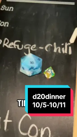 Honestly pumped for dinner this week! Which sounds the best to you? #d20dinner #d20dinnerdecider #whatsfordinner #handcrafteddice #flatcon 