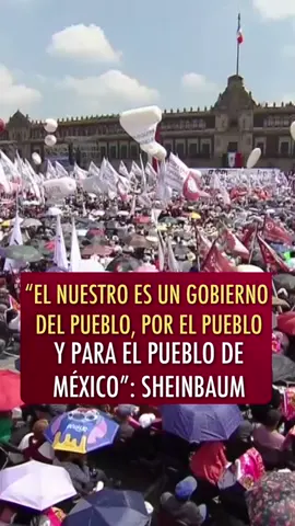 Esto dijo la presidenta #ClaudiaSheinbaum al iniciar su discurso por el festejo de su primer año de gobierno. #PrimerAñoDeGobierno