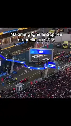 Maxime gagne le trophée du public au GP 3