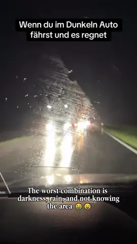 The worst combination is darkness, rain, and not knowing the area 😂😅 —— 🎥 Credit: @felixherzog_ 🔥 Shop performance parts → Vicrez.com 📦 Parts: #vicrez #vicreztires #vicrezvinyl #vicrezwheels #vicrezperformance —— 👉 Follow: @vicrez_vinyl @vicrez_tires @vicrez_wheels @vicrez_performance @vicrez_steering_wheels @vicreztrucks #hellcat #wrappedcars #mustanggt #srtcharger #carcommunity #custombuilds #memes #funnymemes #relatable #lustigevideos #funnyvideos #comedy #comedyreels #viral