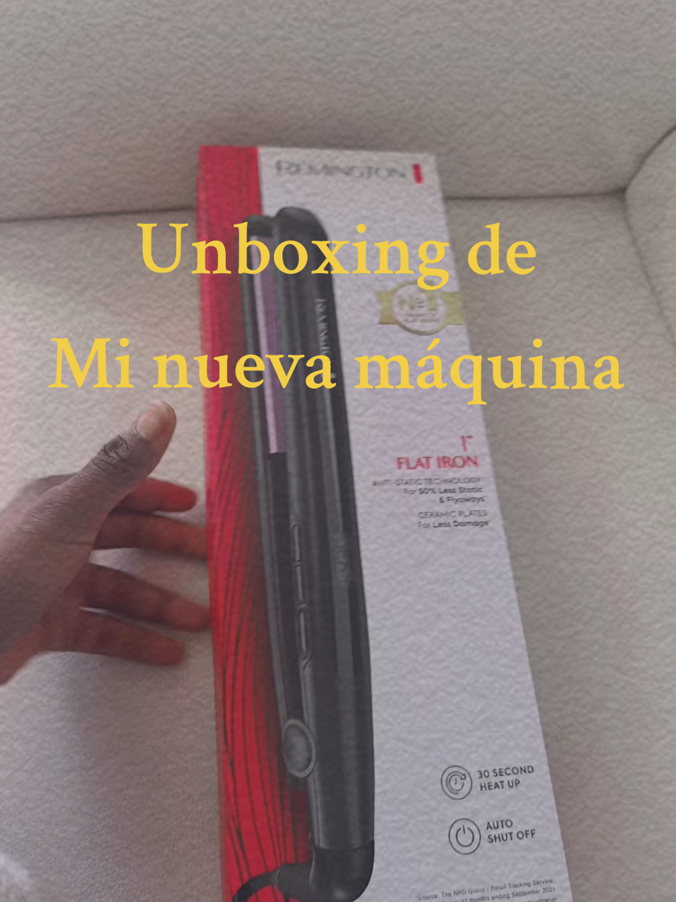 Mi nueva máquina de pelo. estás loca por una plancha  @Remington Official  #planchaprofesional #remington  #cuidadodelcabello 