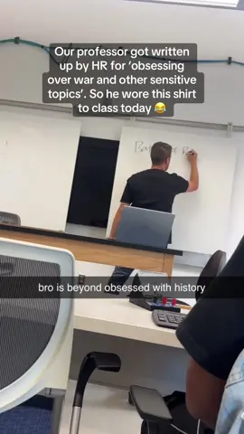He’s likes war a little too much 