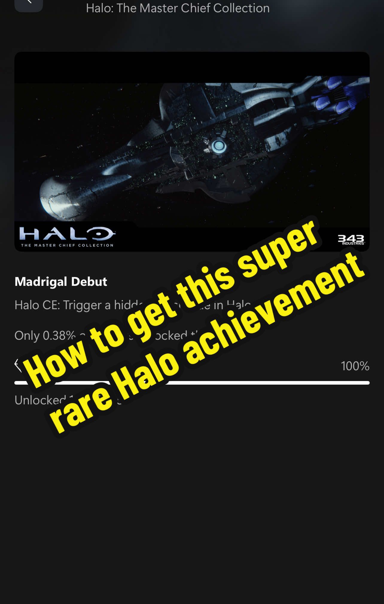Did you know you can trigger hidden music in Halo CE? Let’s get the “Madrigal Debut” achievement in Halo MCC. Only 0.38% of players have this! #Halo #gamerlife #gamingcommunity #xbox #achievementunlocked 