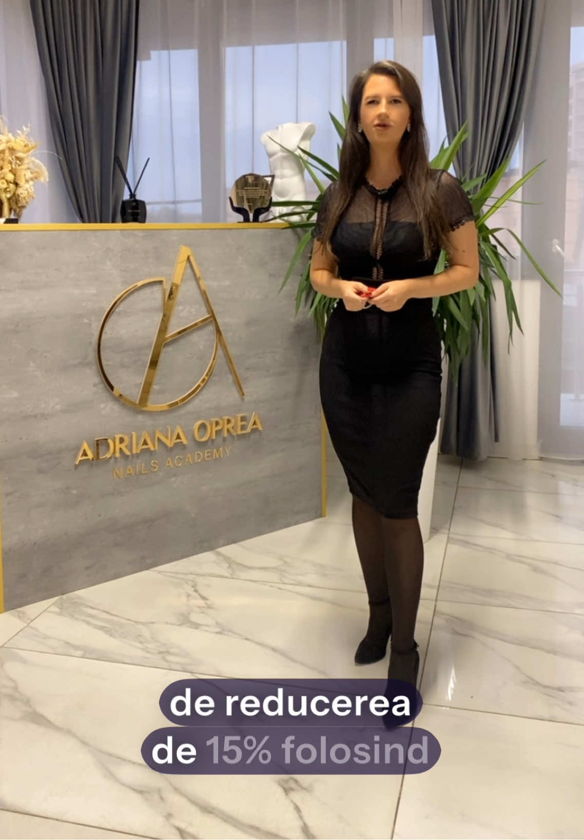 COD REDUCERE 15% TPNAILS: AdrianaOprea #fypシ゚viral🖤tiktok #cursuriunghiiperfectionare #adrianaoprea_nailtrainer #fyp 
