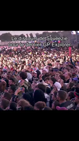 Le discours de Squeezie pour le dernier GP Explorer