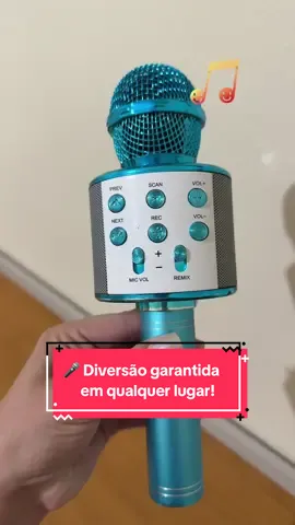 🎤✨ Microfone Karaokê Bluetooth — diversão garantida em qualquer lugar! Se você ama cantar, esse microfone é simplesmente perfeito pra você! Ele funciona via Bluetooth, conectando direto no seu celular, tablet ou computador — sem precisar de fios. Possui caixa de som embutida, o que significa que você ouve a sua própria voz em tempo real, com qualidade de som cristalina e super potente. Conta com ajuste de volume, controle de eco, efeitos de voz e até entrada para pendrive ou cartão de memória, pra você soltar o som mesmo sem internet! 🔥 É recarregável, com bateria de longa duração, ideal pra levar pra qualquer lugar — festas, viagens, churrascos, encontros com amigos ou até pra usar com as crianças e garantir a diversão da família toda. 💃🎶 Além disso, o design é moderno e leve, fácil de segurar e disponível em cores lindas que chamam atenção por onde passa. 💡 Perfeito pra quem ama cantar, se divertir, ou até usar em vídeos e lives! 👉 Garanta o seu agora mesmo através do link aqui do TikTok Shop e transforme qualquer momento em um verdadeiro show! 🎤✨ #microfone #karaoke #tiktokshop #diversaogarantida #promotiktok 