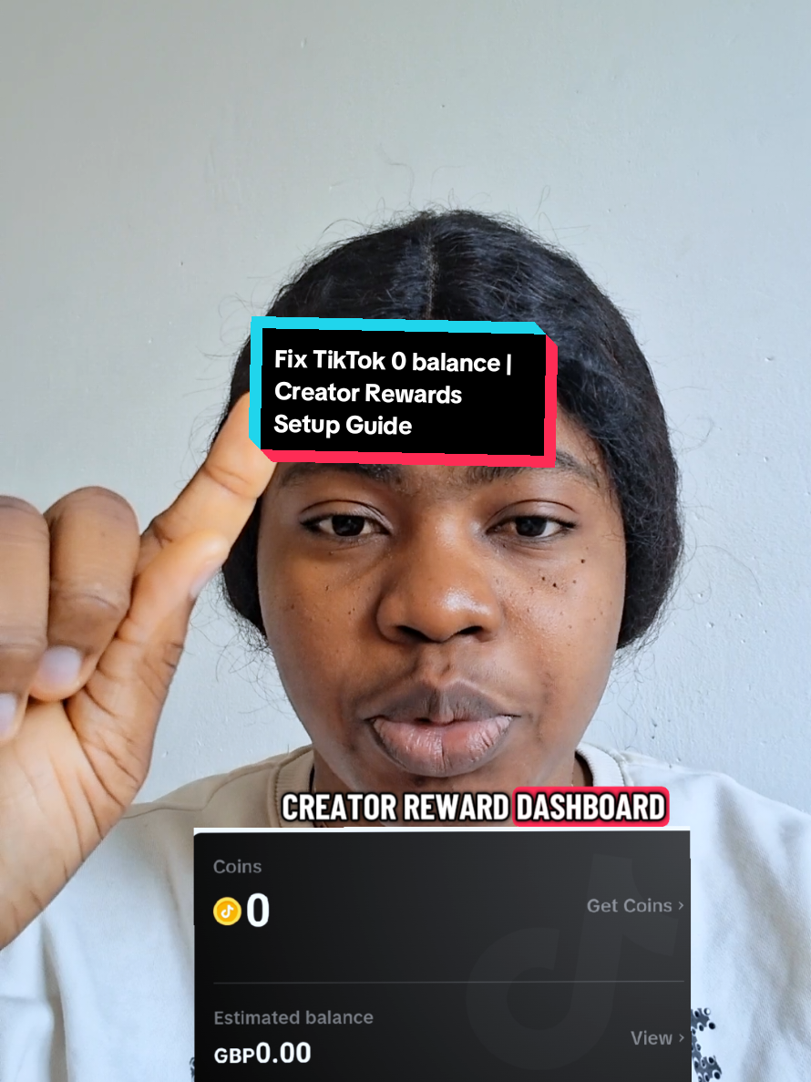How to fix TikTok 0 balance and activate your creator rewards dashboard.  Learn how TikTok pays creators in the US, Canada,  UK, Italy,  France and Germany.  This video explains why your TikTok dashboard  is not updating and shows how to set up TikTok Creator Rewards correctly so you can start seeing dashboard results.  #tiktokeurope #tiktoktips #creatorrewardprogram #tiktokforcreators #tiktokmonitization 