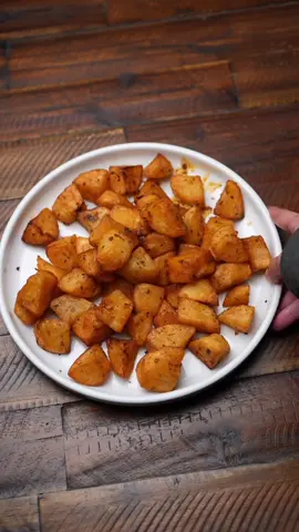 بطاطس بالثوم والليمون رهييبه ادمان😍❤️#ناديه_السيد #tiktokcookbook #بطاطس_مقرمشه #airfryerpotatoes #بطاطس 