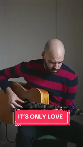 IT’S ONLY LOVE #thebeatles #beatlescover #acousticguitar 