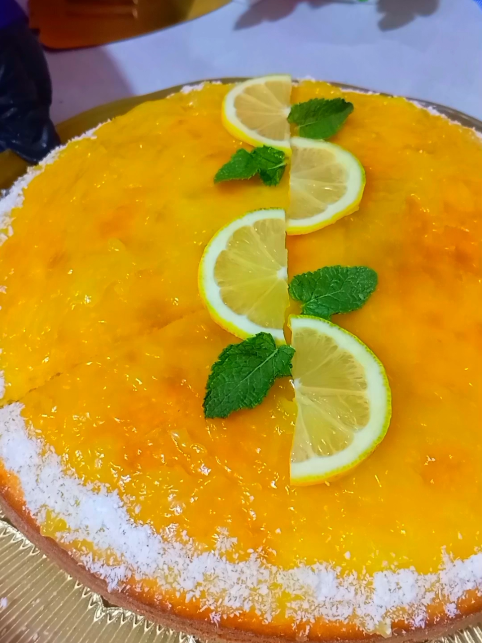 كيكة الحامض كاتجي لذيذة 🍋😋 #كيكة #طبخ 