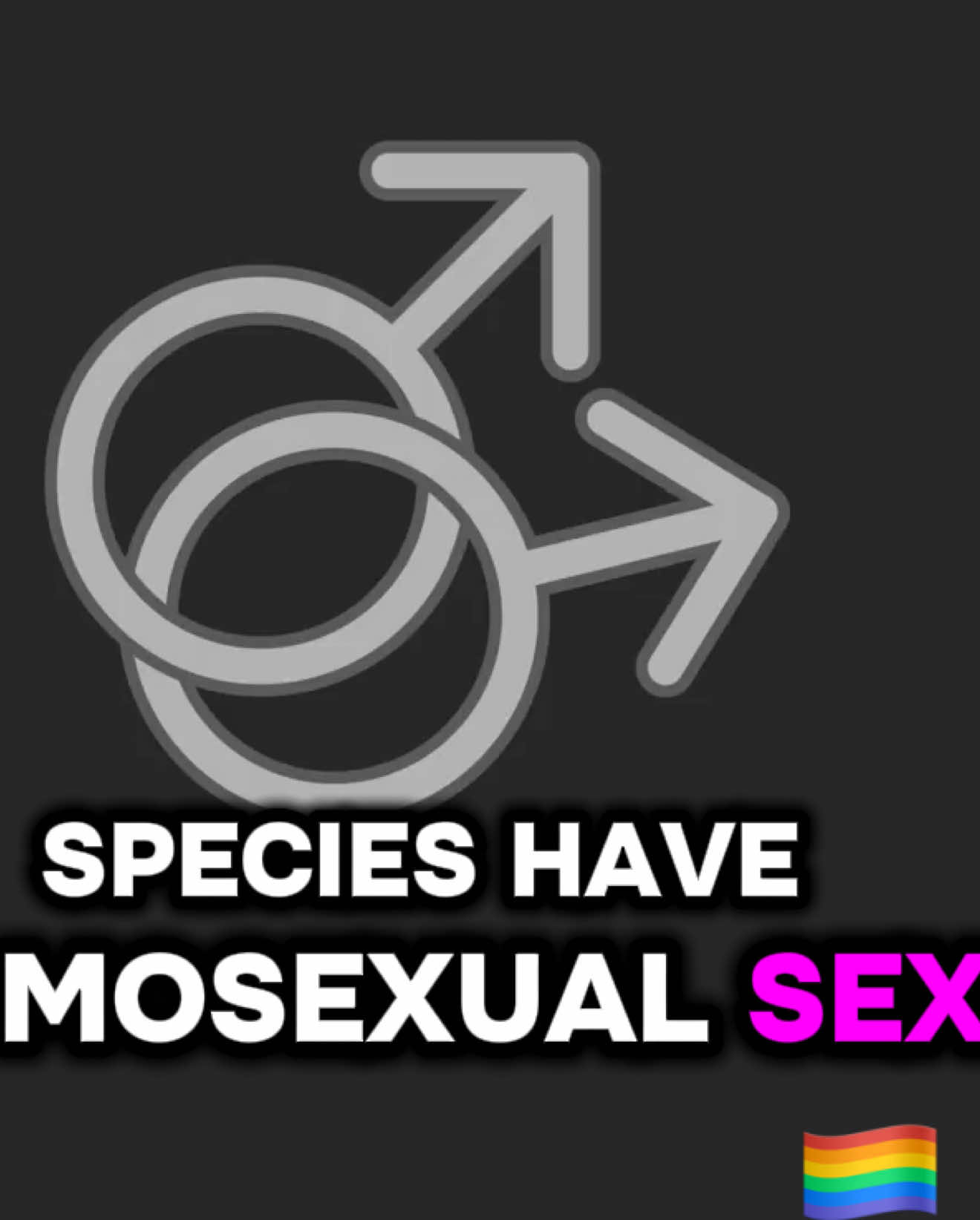 Homosexual sex doesn’t lead to reproduction. So given that evolution by natural selection favours genes that increase an organism's reproductive success, why does evolution not drive homosexuality to extinction?#homosexuality #lgbtqiaplus #transwomen #gay #Evolve 