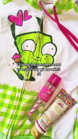 need to post about this because IT SMELLS SO GOOD #scenekid #invaderzim #girhoodie #sweetscene #scenestyle 