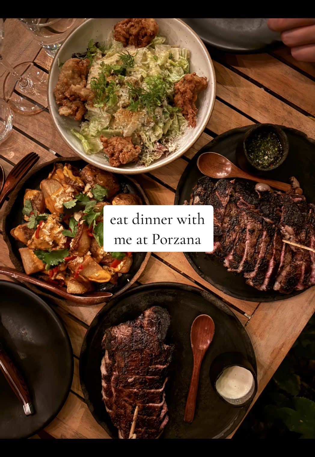 date night at Porzana in North Loop 🤭 my fav restaurant in the city !! The dinner order is my go-to every time but I always like to try new apps :)  #restaurant #eatwithme #eating #minneapolis 