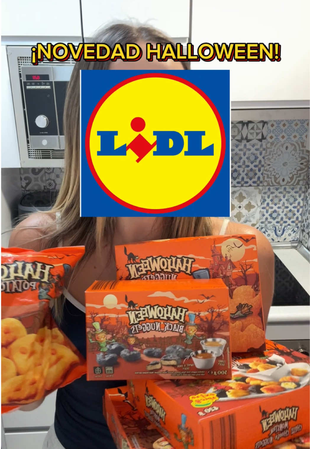Novedad en Lidl con muchas cositas de Halloween 👻🍕 #lidlhalloween #novedadlidl #supermercado 