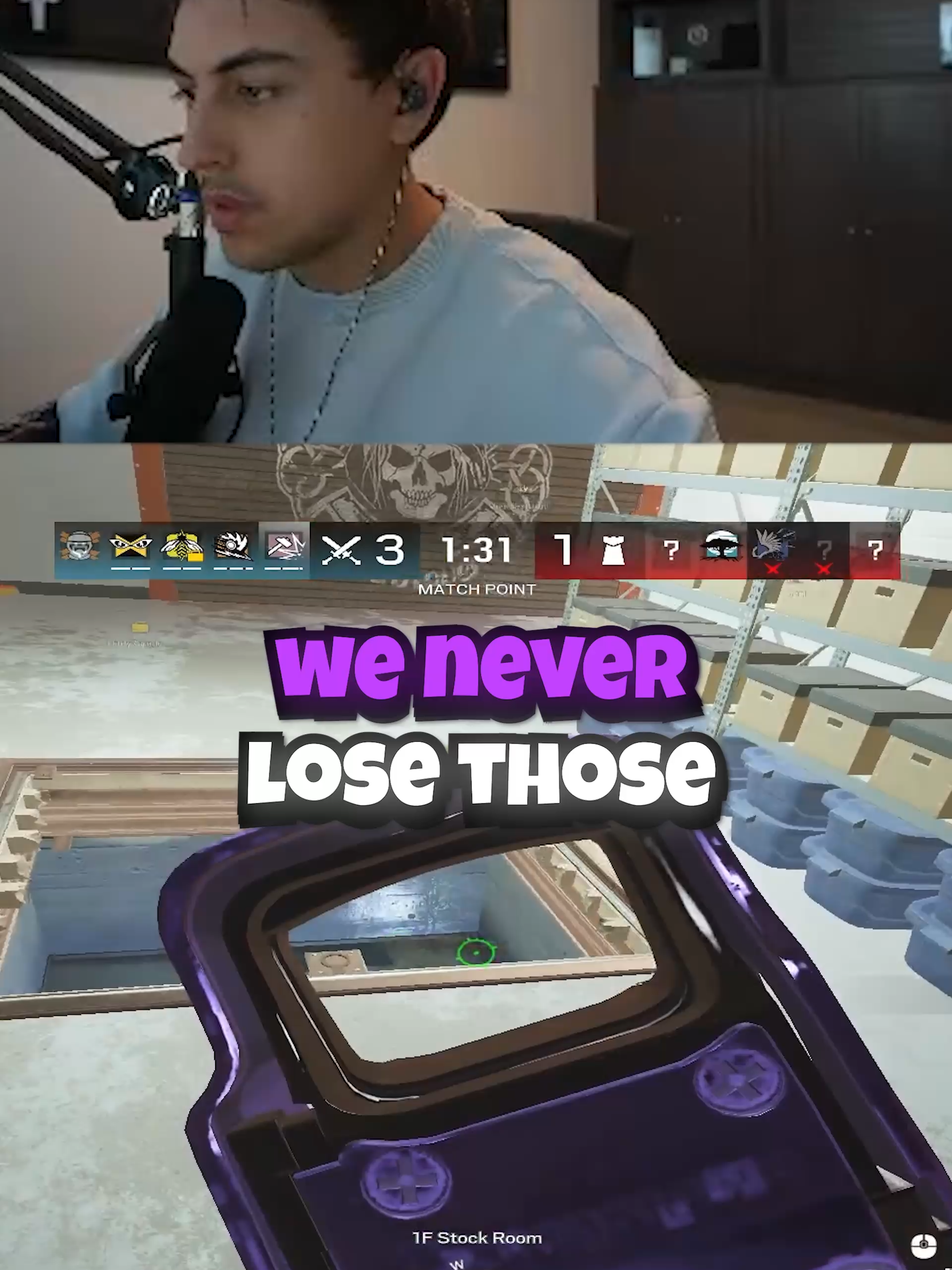 We Don't Need 5 Teammates To Win #rainbowsixsiege #siegex #gaming #beaulo