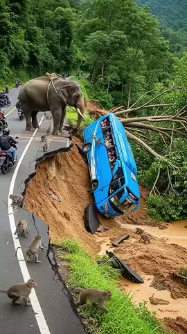 Truck Full of Cows Causes Wooden Bridge to Collapse!