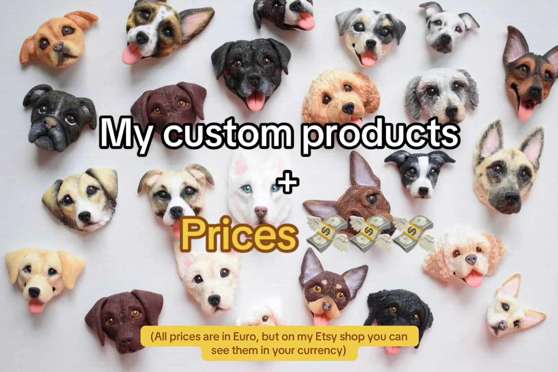 Due to higher demand for Christmas season, my Etsy shop will be closed soon to catch up on current orders! Once they will be ready and shipped, I will accept more orders again 🌸 So right now, only FEW spots LEFT!! 🙌 #pet #dog #cat 