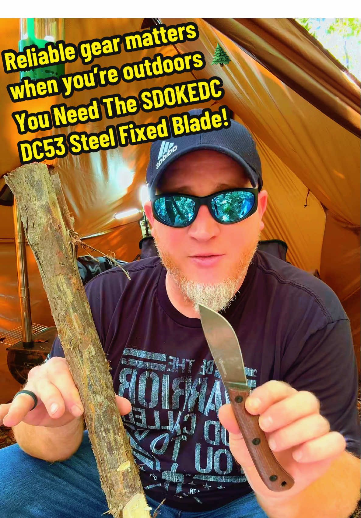 Category: Tactical Gear | Outdoor Survival | EDC Essentials “Reliable gear matters when you’re outdoors 🌲 The SDOKEDC DC53 Steel Fixed Blade Knife with micarta handle and kydex sheath is built for camping, survival, hunting, and everyday carry 🔪 Strong steel, solid grip, and ready for any challenge 💪 #EDCknife #TacticalGear #SurvivalLife #CampingTools #HuntingGear”