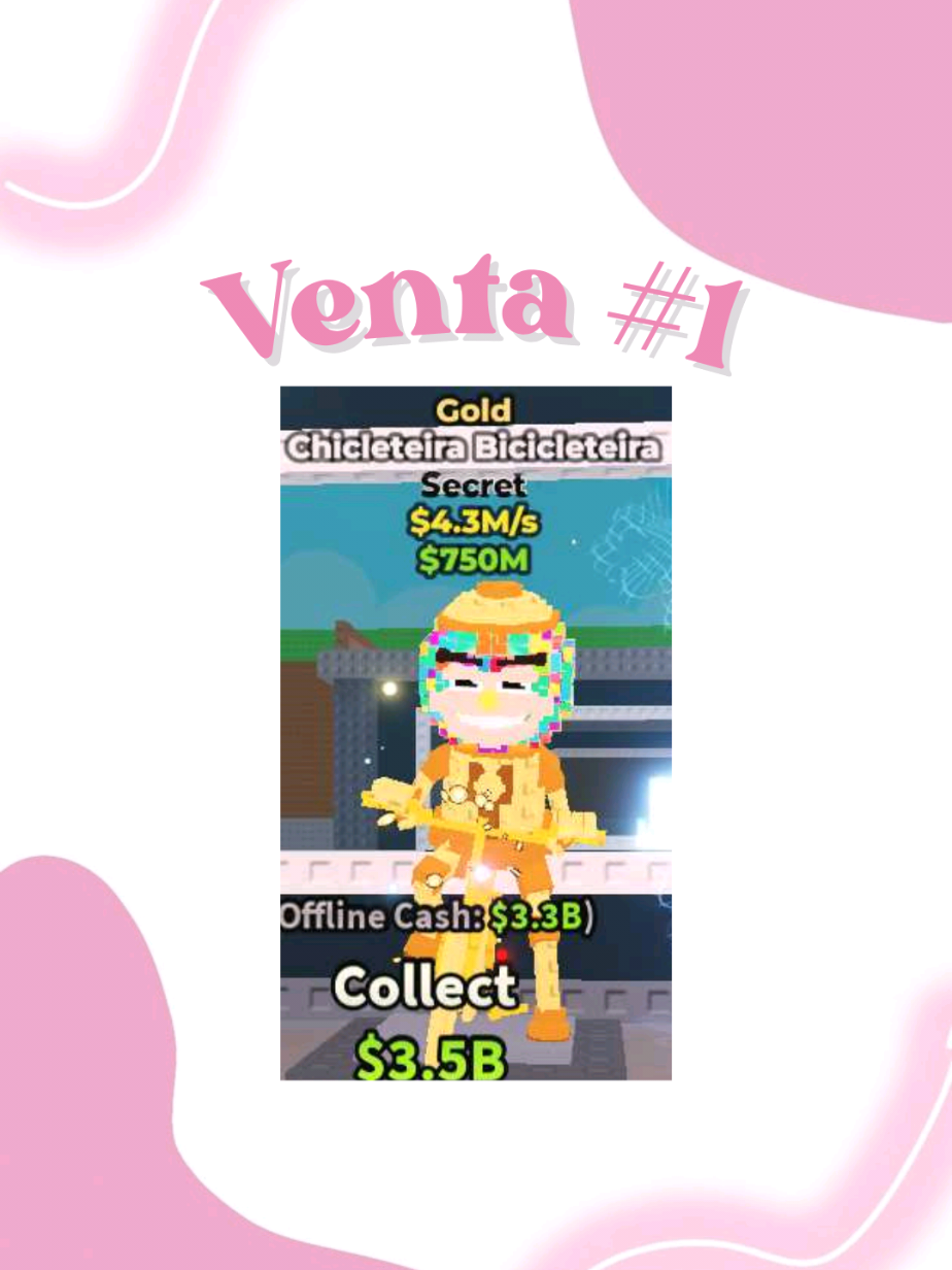 Nuestra primera venta!! Se les agradece por la confianza que me brindaron. (Con esta venta se hizo Sale Out de Chicleteira). #Viral #roblox #paratiiiiiii #stealabrainrot #robaunbrainrot 