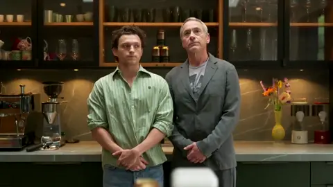 NEW VIDEO OF TOM AND ROBERT #robertdowneyjr #rdj #tomholland #spiderman #ironman 