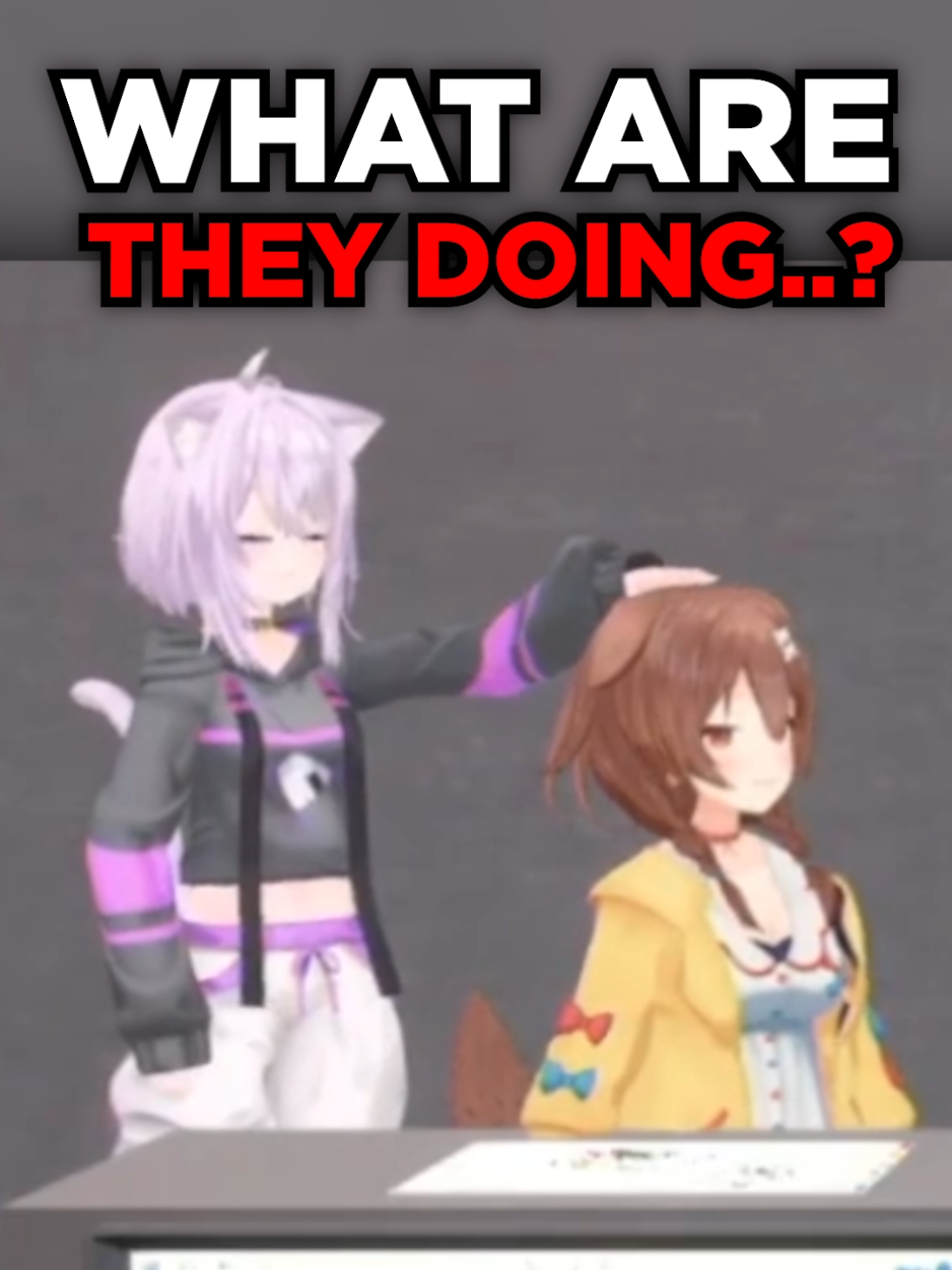 Korone Has A Moment With Okayu . . #hololive #hololiveenglish #vtuber #envtuber #ホロライブ 