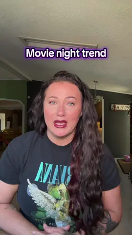 Pink hair mom movie night trend ##singlemoms #singlemom #movienight #pinkhair #movietrend 