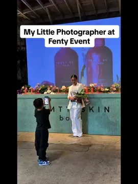 Thank you for having us ❤️ @Rihanna @Fenty Skin  #fentyskin #Vlog #fyp #momandson #influencer