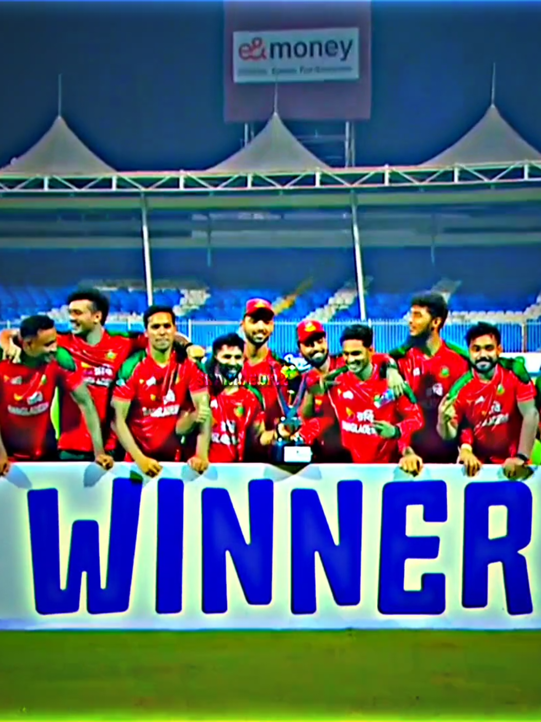 আরও একটা ট্রফি এখন আমাদের...!! 🥹🇧🇩🏆 #cricket #viralvideo #500k_challenge #bangladesh #unfrezzmyaccount🙏 