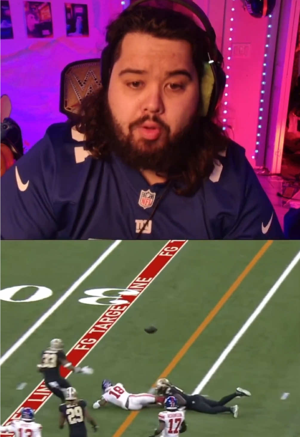 Just when I was about to say something good about Darius Slayton…! 😅 #foryoupage #newyorkgiants #jaketv #reaction #nfl 