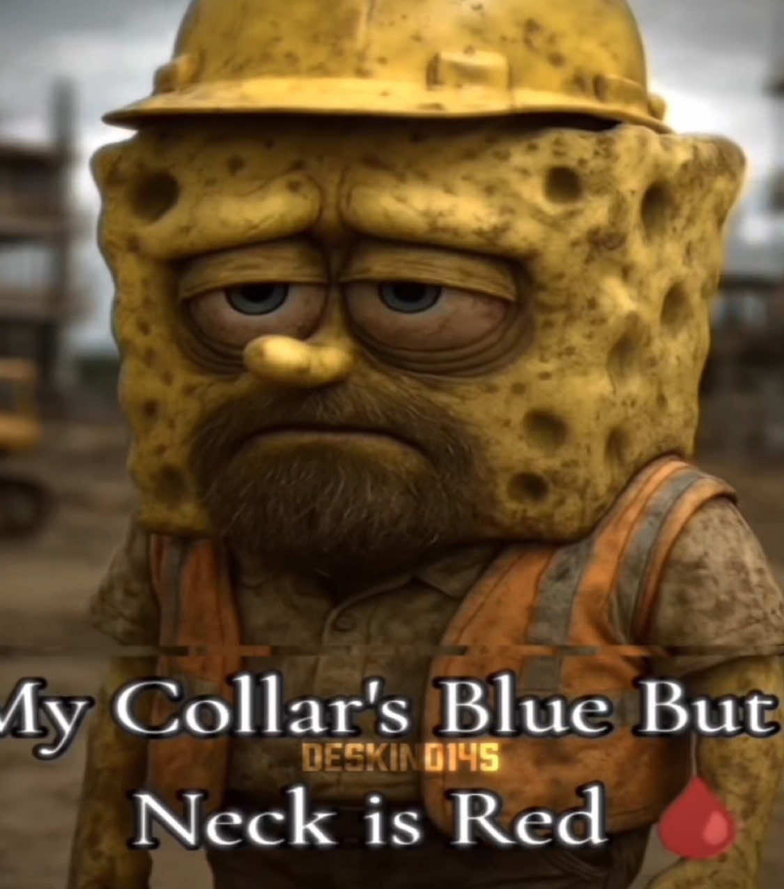 Blue collar spongebob edit -help @gigasethh- #bluecollarspongebob #bluecollarspongebob #mycollarsbluebutmyneckisred #bluecollar #deskind145 spongebob blue collar