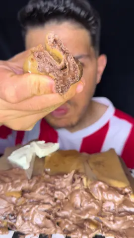 تحدي الكريب بشكولاطة 😋   #fyp #explore #foryou #viral #اكسبلور 