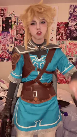 This was inspired by another link so if you find their user pls lmk!!! #link #linkcosplay #thelegendofzelda #thelegendofzeldacosplay #zeldacosplay 