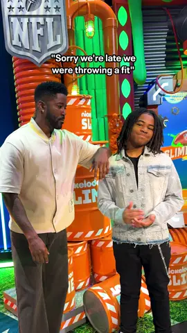 and they ATE 😎 🇺🇸 Catch our hosts of #NFLSlimetime Wednesdays on @nickelodeon and streaming next day on @paramountplus
