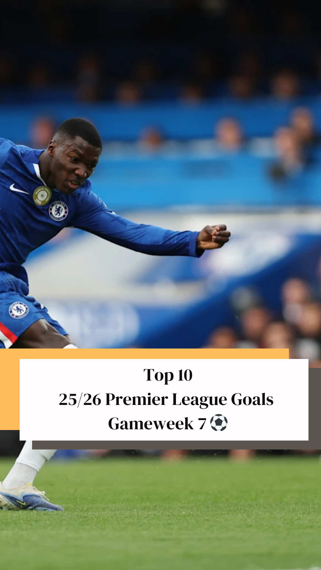 Top 10 25/26 Premier League Goals Gameweek 7 ⚽️ #Football #footballtiktok #PremierLeague #EPL #Haaland 