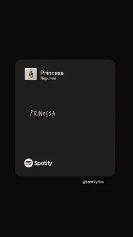 Princesa - Ñejo, Feid #spotify #letras #ñejo #feid #princesa 